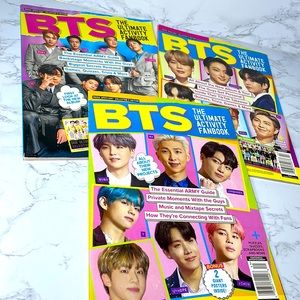3 BTS magazines - ultimate activity fan books with 6 FREE posters. Army 2025